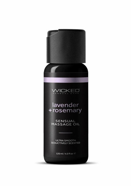 Load image 1 in gallery view. Wicked Sensual Massage Oil 4oz - Lavender and Rosemary
