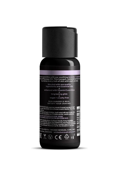 Load image 1 in gallery view. Wicked Sensual Massage Oil 4oz - Lavender and Rosemary