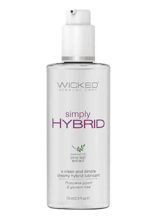 Load image 1 in gallery view. Wicked Simply Hybrid Lubricant with Olive Leaf Extract - 2.3oz