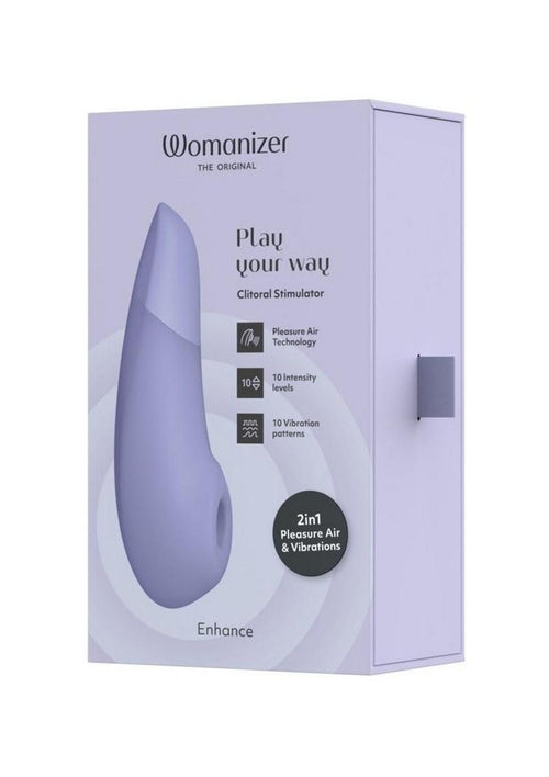 Load image 1 in gallery view. Womanizer Enhance Rechargeable Silicone Clitoral Stimulator - Lilac/Purple
