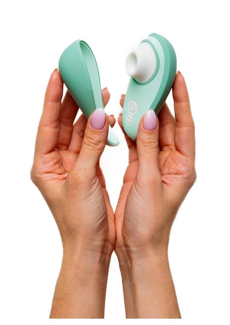 Womanizer Liberty 2 Rechargeable Silicone Clitoral Stimulator - Sage Womanizer