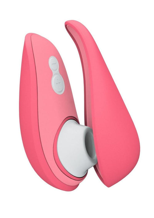 Load image 1 in gallery view. Womanizer Liberty 2 Rechargeable Silicone Clitoral Stimulator - Vibrant - Red/Rose