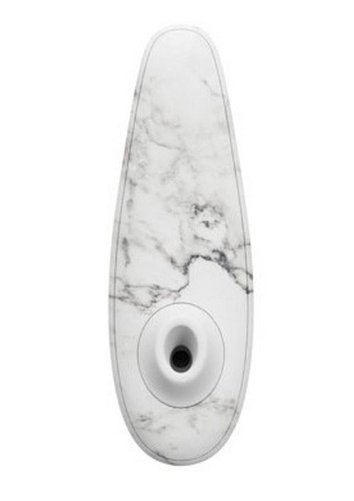 Load image 1 in gallery view. Womanizer Marilyn Monroe Special Edition Rechargeable Clitoral Stimulator - White/White Marble