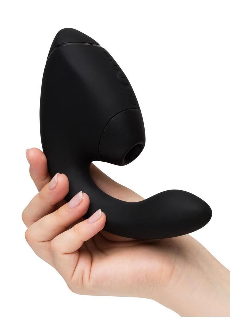 Womanizer Next Duo Rechargeable Silicone Dual G-Spot and Clitoral Stimulator Womanizer