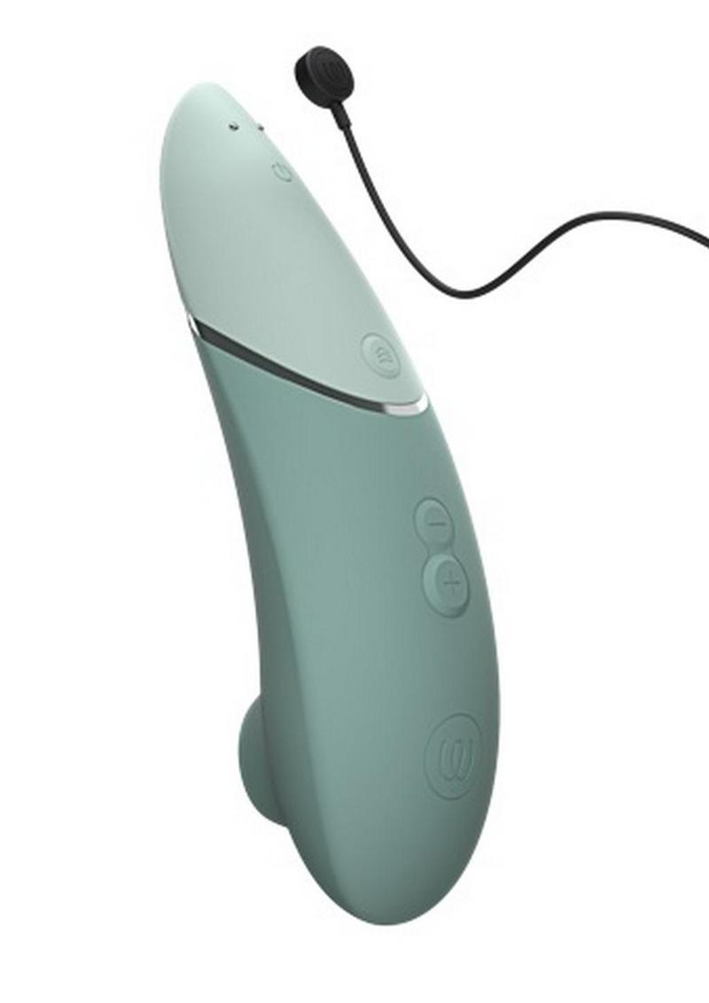 Womanizer Next Rechargeable Silicone Clitoral Stimulator - Sage Womanizer