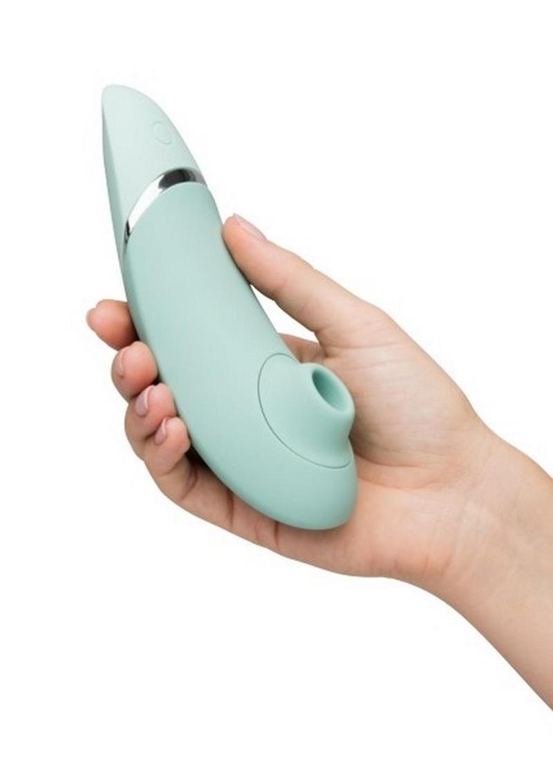 Womanizer Next Rechargeable Silicone Clitoral Stimulator - Sage Womanizer
