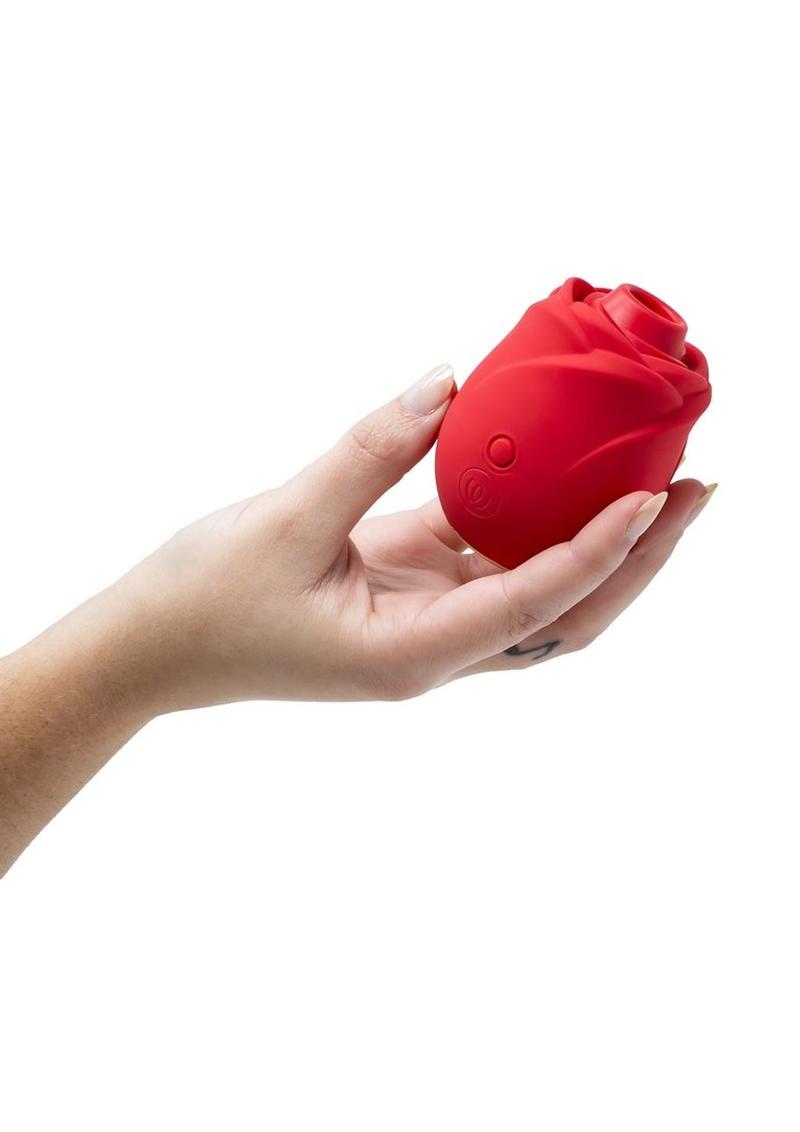Womanizer Rose Rechargeable Silicone Air Pulse Clitoral Vibrator Womanizer