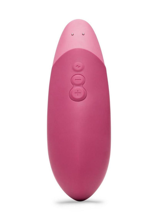 Load image 1 in gallery view. Womanizer Vibe Rechargeable Silicone Clitoral Vibrator - Dusky - Pink