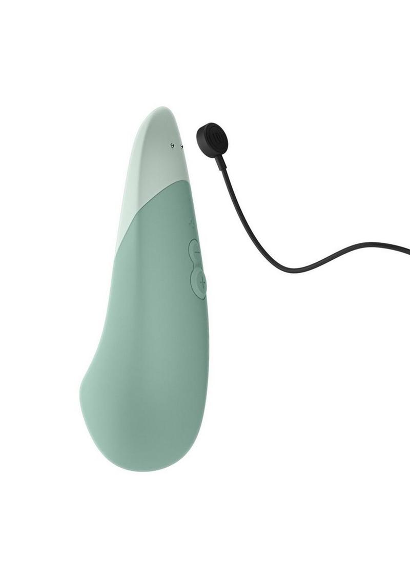 Womanizer Vibe Rechargeable Silicone Clitoral Vibrator - Sage Womanizer
