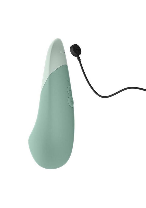 Load image 1 in gallery view. Womanizer Vibe Rechargeable Silicone Clitoral Vibrator - Sage Womanizer