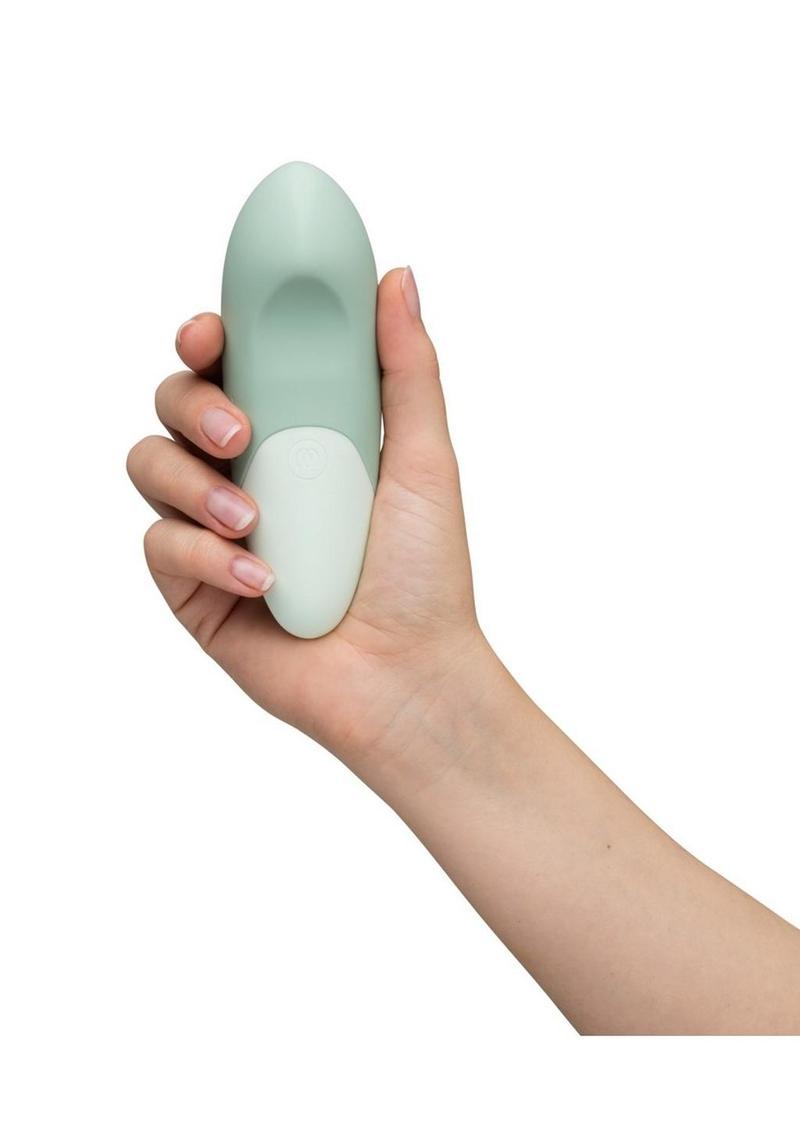 Womanizer Vibe Rechargeable Silicone Clitoral Vibrator - Sage Womanizer