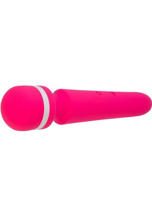 Load image 1 in gallery view. Wonderlust Destiny Silicone Rechargeable Wand Massager - Pink