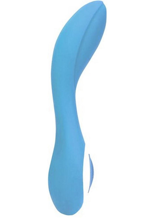 Load image 1 in gallery view. Wonderlust Serenity Rechargeable Silicone Vibrator - Blue