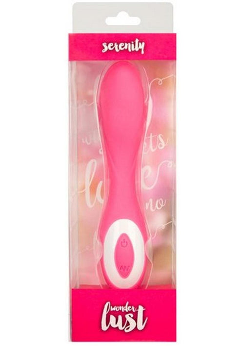 Load image 1 in gallery view. Wonderlust Serenity Rechargeable Silicone Vibrator - Pink