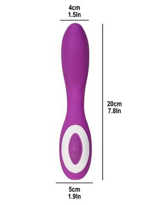 Load image 1 in gallery view. Wonderlust Serenity Rechargeable Silicone Vibrator - Purple