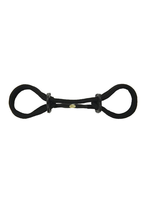 Load image 1 in gallery view. Wrist and Ankle Rope Cuffs with Eye Mask - Black