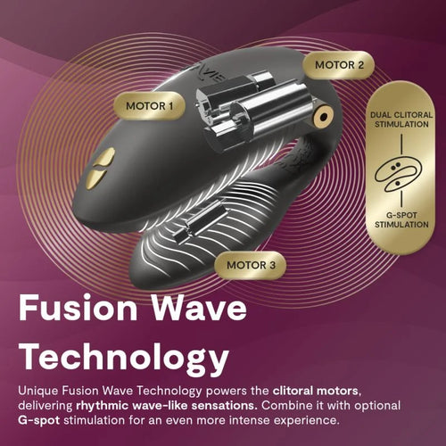 Load image 1 in gallery view. We-Vibe Chorus Pro Rechargeable Silicone Couples Vibrator with Remote Control - Satin