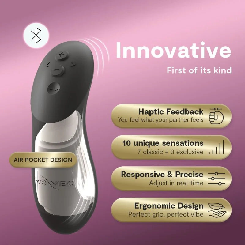We-Vibe Chorus Pro Rechargeable Silicone Couples Vibrator with Remote Control - Satin