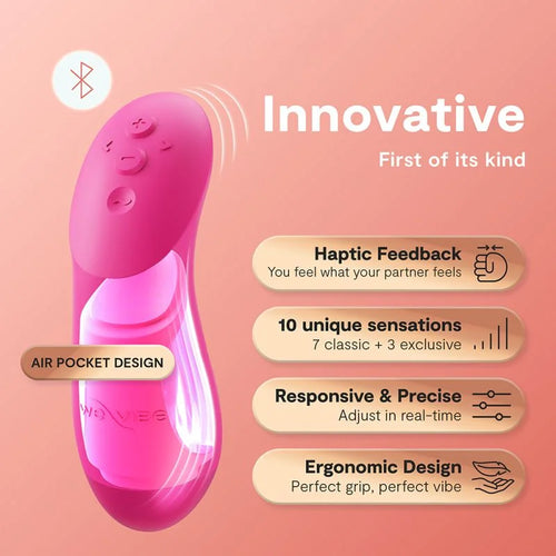 Load image 1 in gallery view. We-Vibe Chorus Pro Rechargeable Couples Vibrator with Remote Control