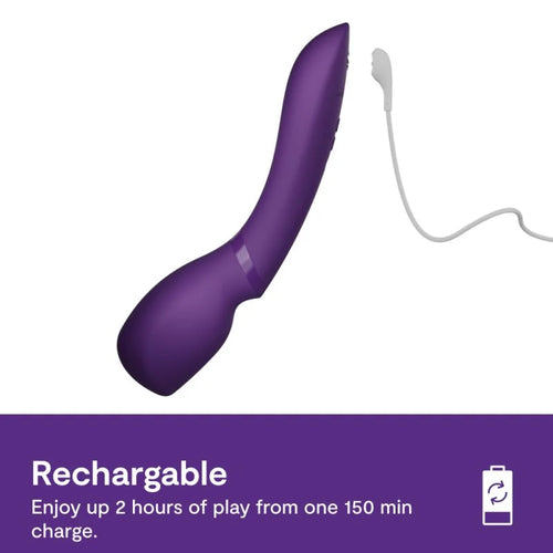 Load image 1 in gallery view. We-Vibe Wand 2 Rechargeable Silicone Clitoral Stimulator