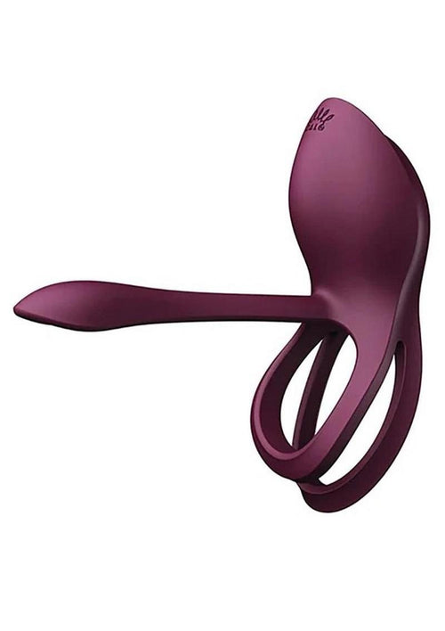 Load image 1 in gallery view. Zalo Bayek Rechargeable Silicone App Compatible Vibrating Couples Ring