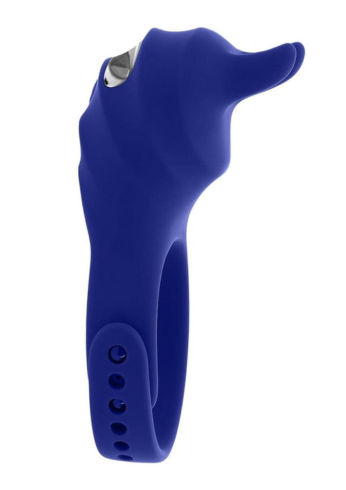 Load image 1 in gallery view. Zero Tolerance Adjustable Fun Ring Rechargeable Silicone Cock Ring - Blue