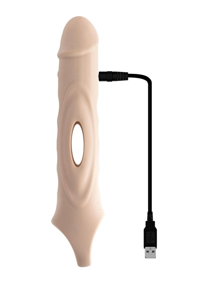 Zero Tolerance Big Boy Extender Rechargeable Silicone Penis Extension with Remote Zero Tolerance