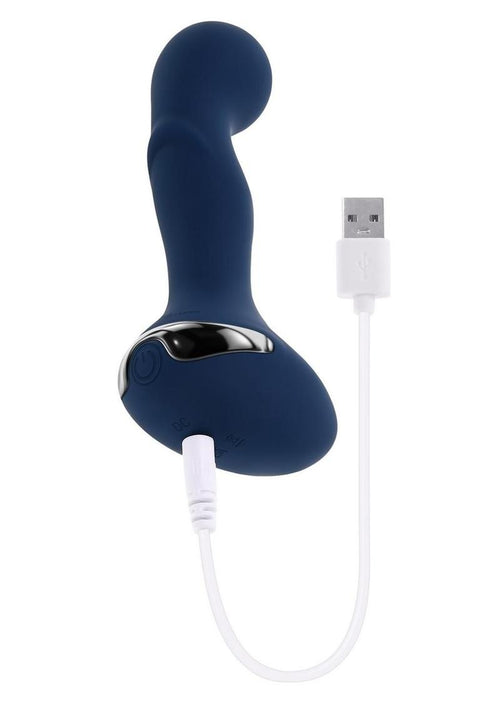 Load image 1 in gallery view. Zero Tolerance Blue Oasis Rechargeable Silicone Vibrating Anal Plug Zero Tolerance