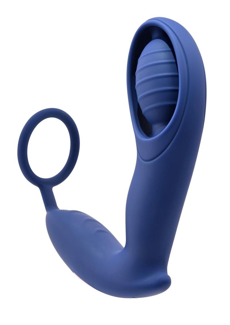 Zero Tolerance Extra Mile Rechargeable Silicone C-Ring Double Motor Vibrator with Remote Control Zero Tolerance