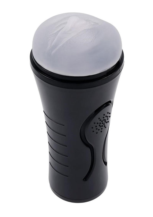 Load image 1 in gallery view. Zero Tolerance Hold Tight Rechargeable Stroker - Black/Clear