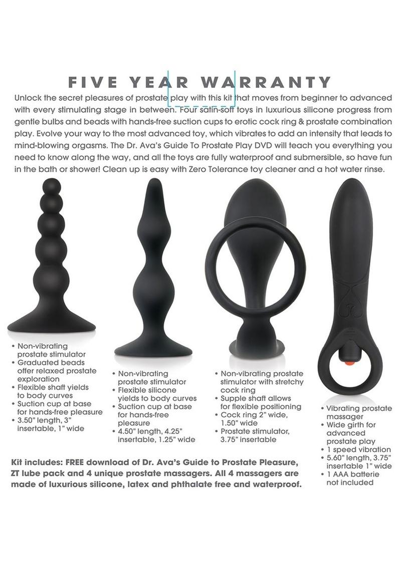 Zero Tolerance Intro to Prostate Silicone with Movie and Lube Zero Tolerance