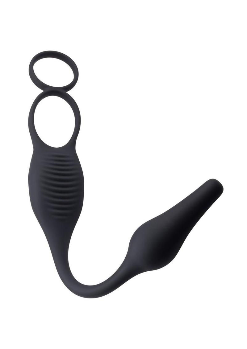 Zero Tolerance Plug and Tug Rechargeable Silicone Anal Plug and Cock Ring Zero Tolerance