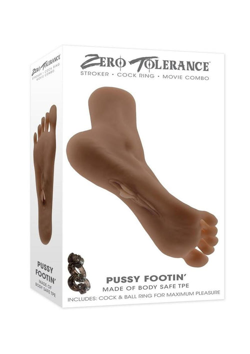 Load image 1 in gallery view. Zero Tolerance Pussy Footin' Masturbator - Chocolate