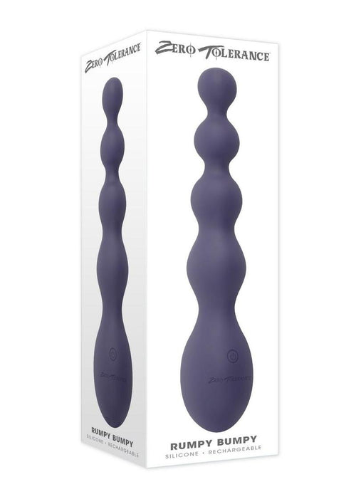 Load image 1 in gallery view. Zero Tolerance Rumpy Bumpy Rechargeable Silicone Anal Beads - Purple