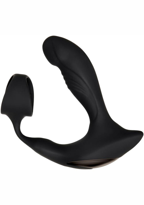 Load image 1 in gallery view. Zero Tolerance Strapped and Tapped Silicone Vibrating Prostate Stimulator with Remote Control - Black