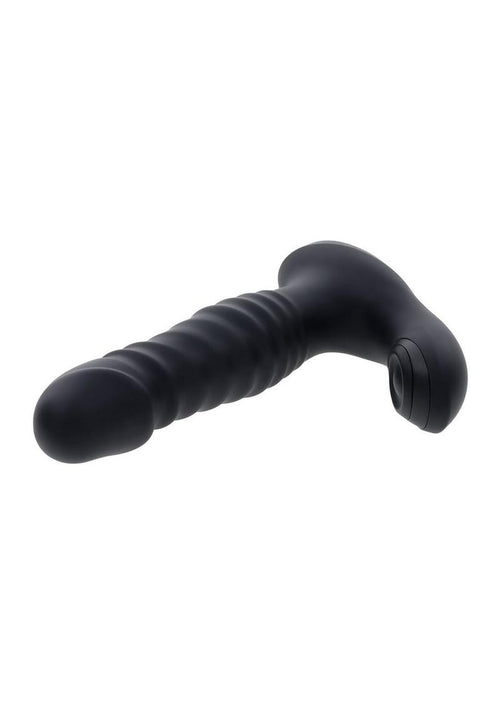 Load image 1 in gallery view. Zero Tolerance Striker Rechargeable Silicone Thrusting Anal Vibrator with Remote Control Zero Tolerance