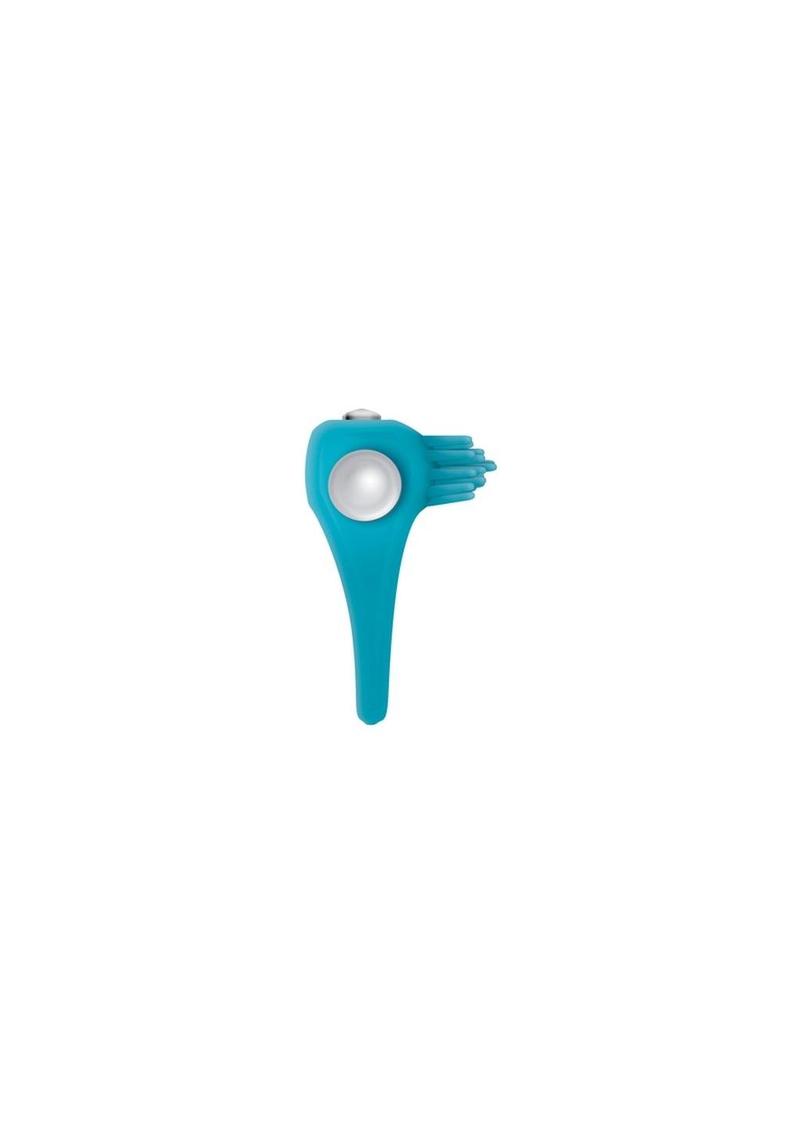 Zero Tolerance Teal Tickler Silicone Vibrating Cock Ring Zero Tolerance