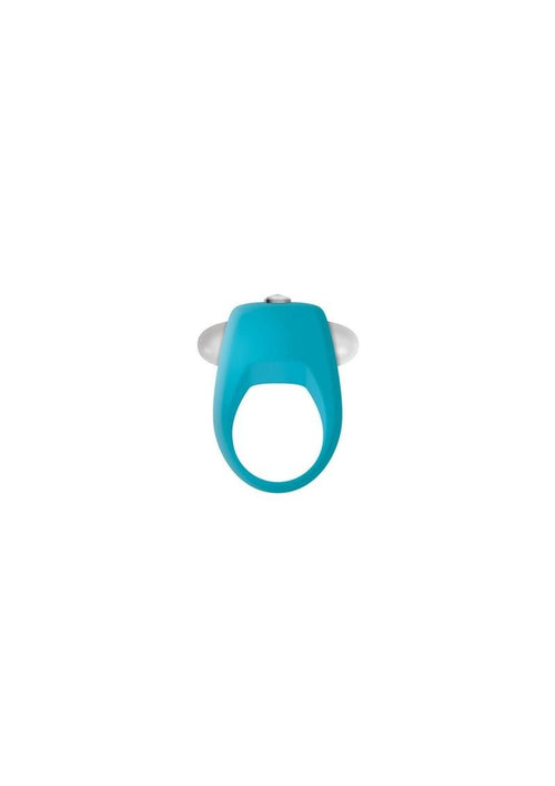 Load image 1 in gallery view. Zero Tolerance Teal Tickler Silicone Vibrating Cock Ring Zero Tolerance