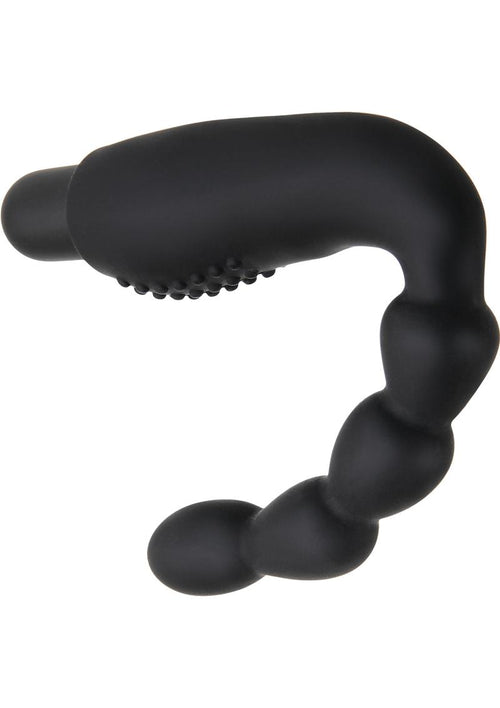 Load image 1 in gallery view. Zero Tolerance The Emperor Silicone Prostate Stimulator with Rechargeable Bullet and Remote Control - Black