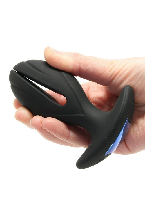 Load image 1 in gallery view. Zeus Electro-Spread 64x Vibrating and E-Stim Silicone Rechargeable Butt Plug with Remote Control Zeus Electrosex
