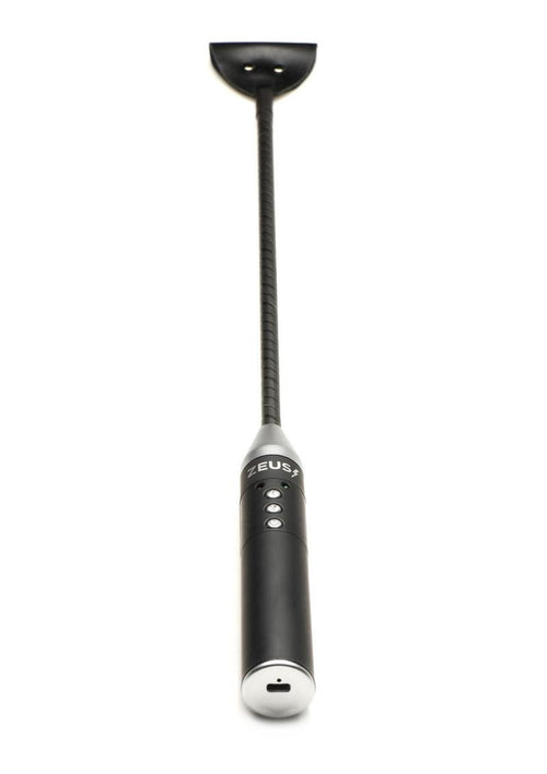 Load image 1 in gallery view. Zeus Electrosex E-Stim Crop - Black/Silver