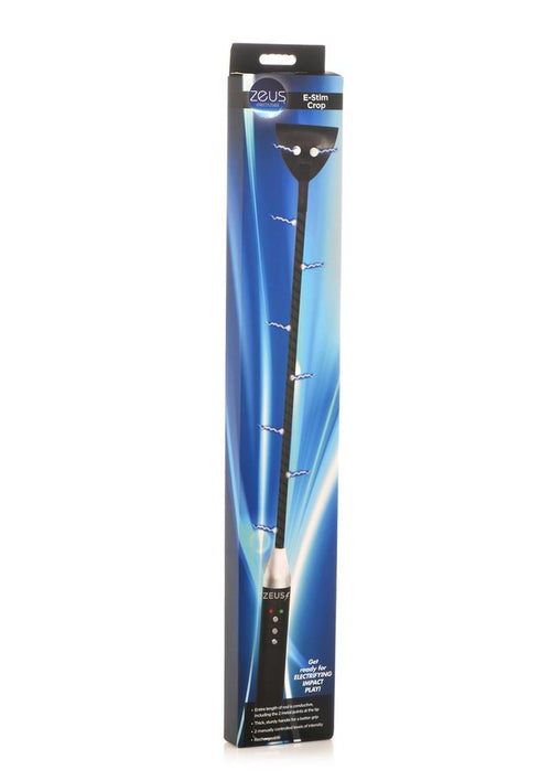 Load image 1 in gallery view. Zeus Electrosex E-Stim Crop - Black/Silver