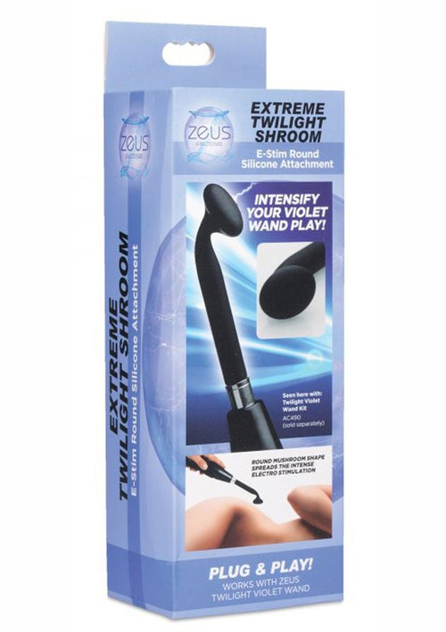 Load image 1 in gallery view. Zeus Electrosex Round Silicone Electrode Attachment - Black