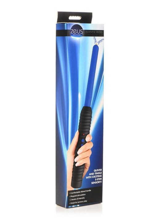 Load image 1 in gallery view. Zeus Electrosex Shock Rod E-Stim Zapping Wand - Black/Red