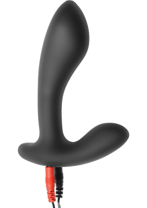 Load image 1 in gallery view. Zeus Electrosex Surge Bi-Polar Electro Silicone Prostate Stimulator - Black