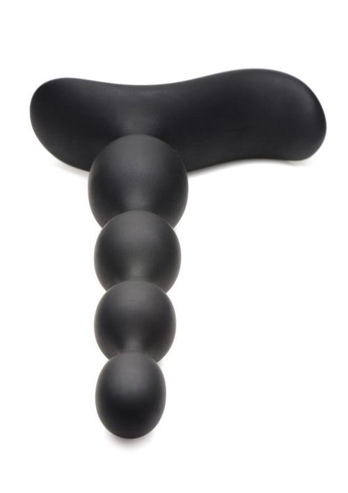Load image 1 in gallery view. Zeus Shock Beads 80x Vibrating and E-Stim Rechargeable Silicone Anal Beads with Remote Control Zeus Electrosex