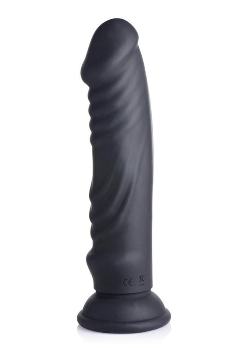 Load image 1 in gallery view. Zeus Vibrating and E-Stim Rechargeable Silicone Dildo with Remote Control Zeus Electrosex