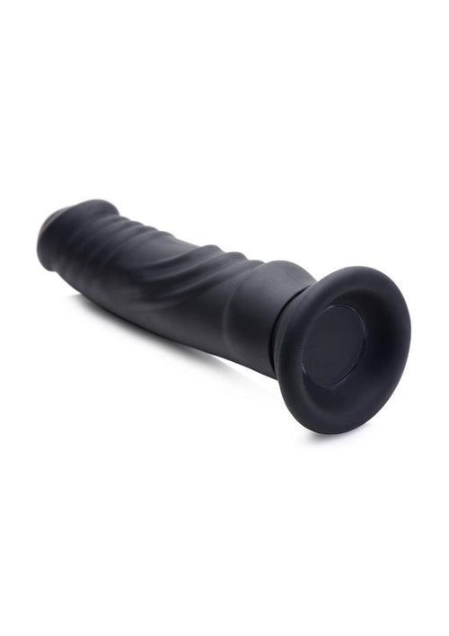 Load image 1 in gallery view. Zeus Vibrating and E-Stim Rechargeable Silicone Dildo with Remote Control Zeus Electrosex