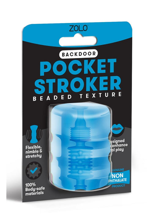 Load image 1 in gallery view. ZOLO Backdoor Pocket Stoker Beaded Texture - Blue