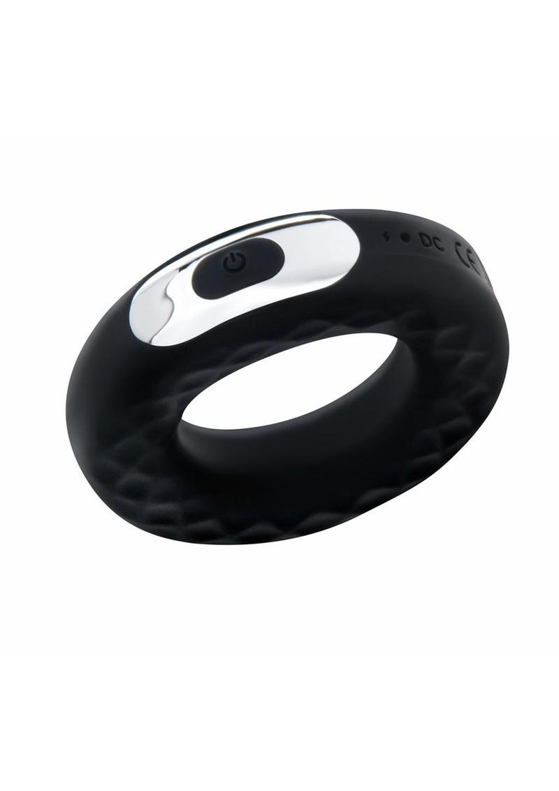 ZOLO Fat Tire Vibrating Silicone Rechargeable Cock Ring Zolo
